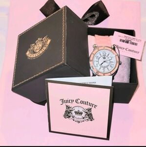 PRISTINE 🩷 Juicy Couture Vintage 2008 Pink Watch Original Box Tags Rare Y2K HTF